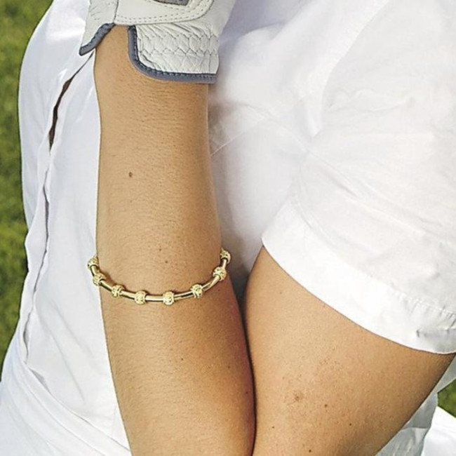 Amazoncom Golf Goddess StrokeScore Counter Bracelet  Gold  Clothing  Shoes  Jewelry